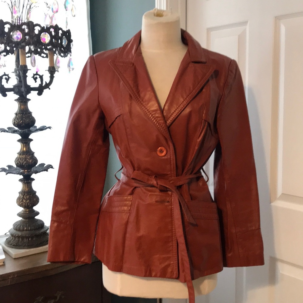 1980 Something Vintage Leather Jacket